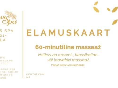 Elamuskaart Massaaž 60min